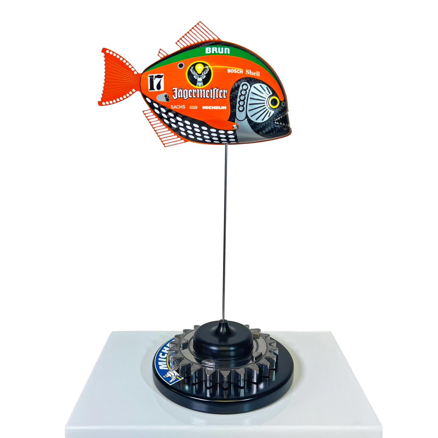 Carbon Fibre Baby Piranha with Brun Jagermeister Porsche Livery