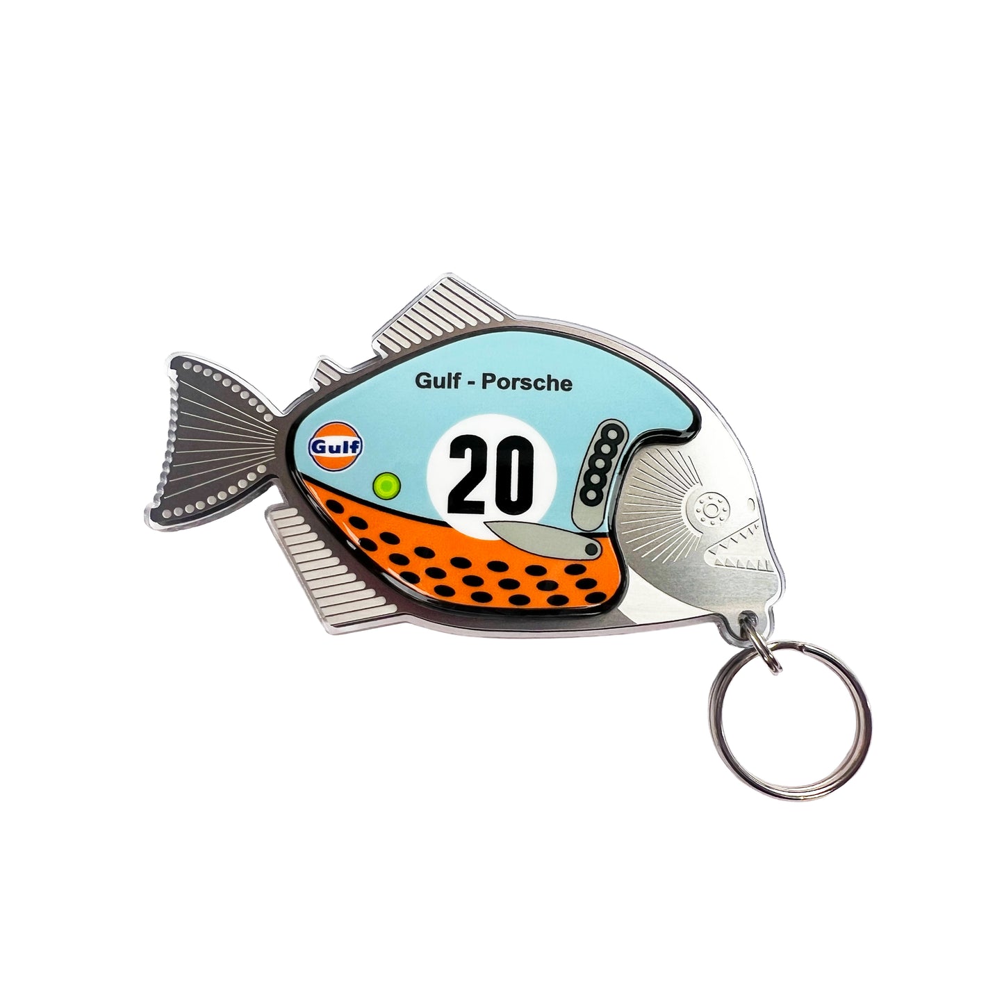 Gulf Porsche Racing Piranha Keyring /50