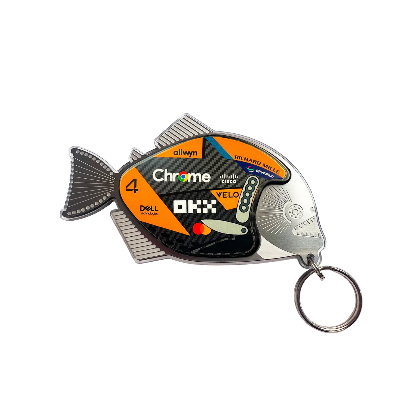 McLaren Racing Piranha Keyring /500