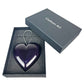 Purple Carbon Heart