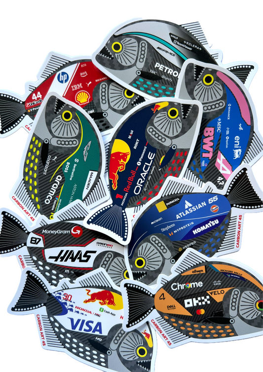 Piranha Stickers - 2025 Grid
