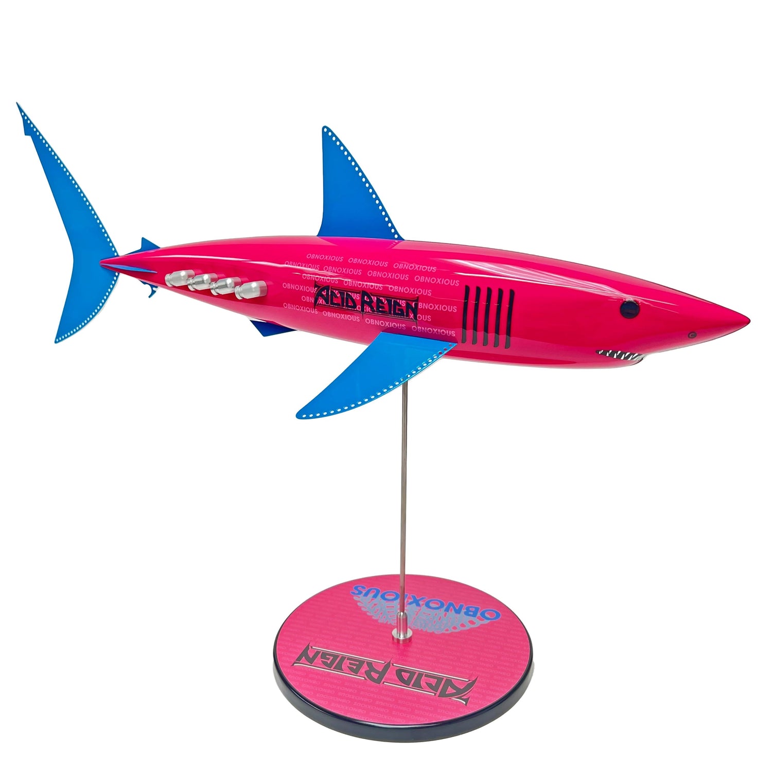 Carbon fibre Mako shark pup with custom Acid Reign livery