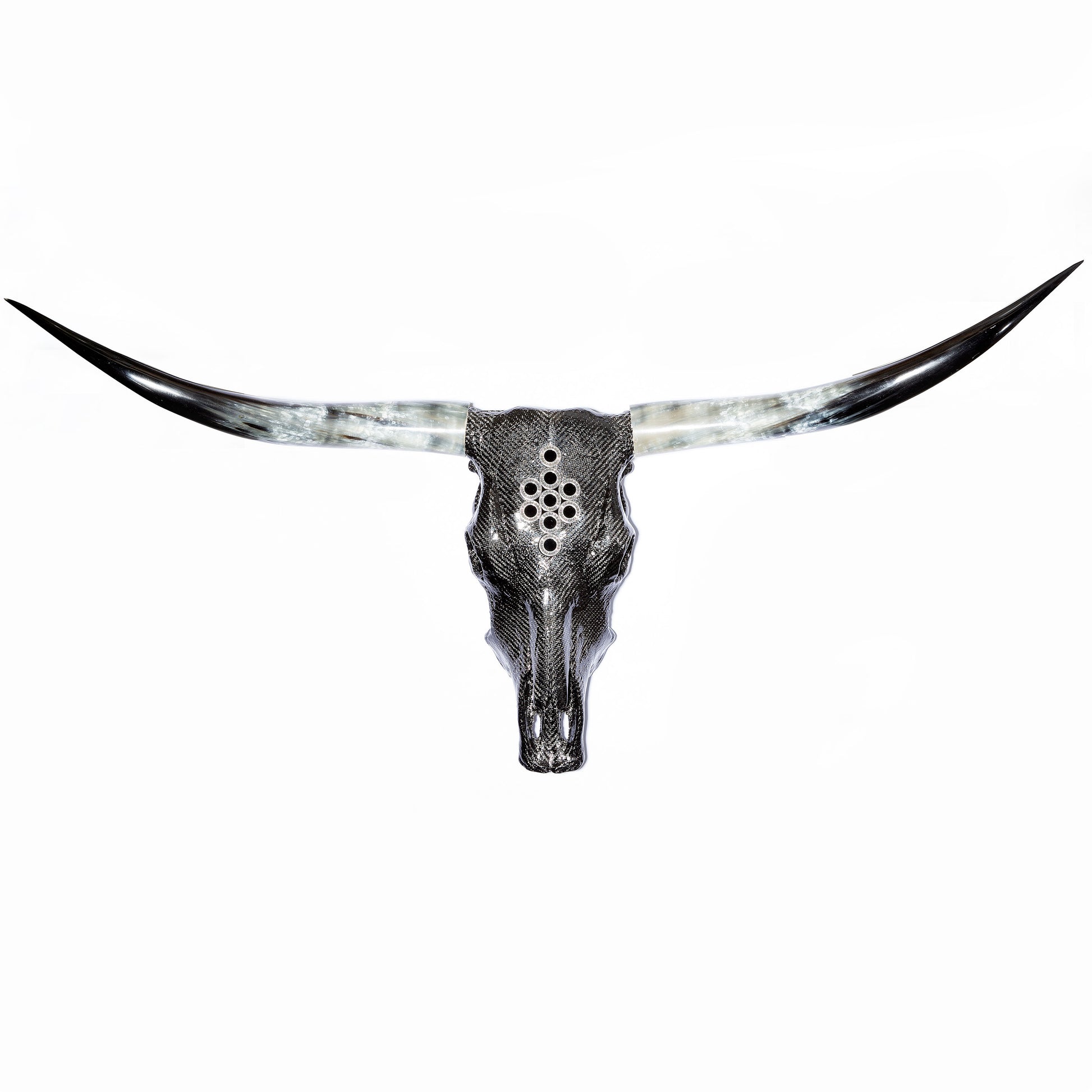 Carbon Fibre Texas Longhorn Steer Skull
