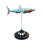 Carbon fibre shark with Gulf Ford GT40 Livery on a black base with Firestone Logo.