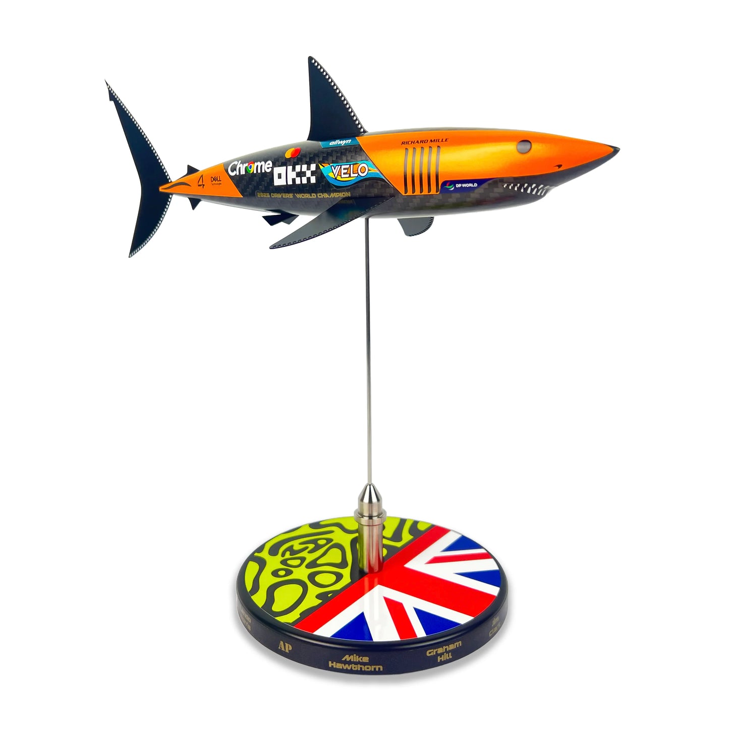 Lando Norris 2025 Driver's World Champion M Mako Sculpture /50