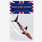 Mako Shark Stickers - British Drivers