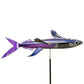 Carbon fibre purple tinted Flying fish on a pole